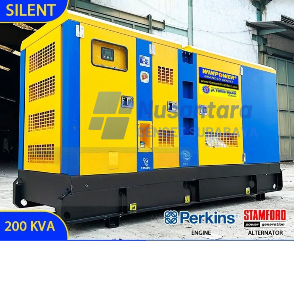 GENSET PERKINS STAMFORD SILENT 200 KVA