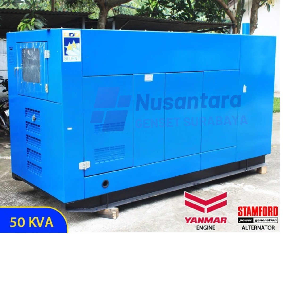 GENSET YANMAR STAMFORD SILENT 50 KVA