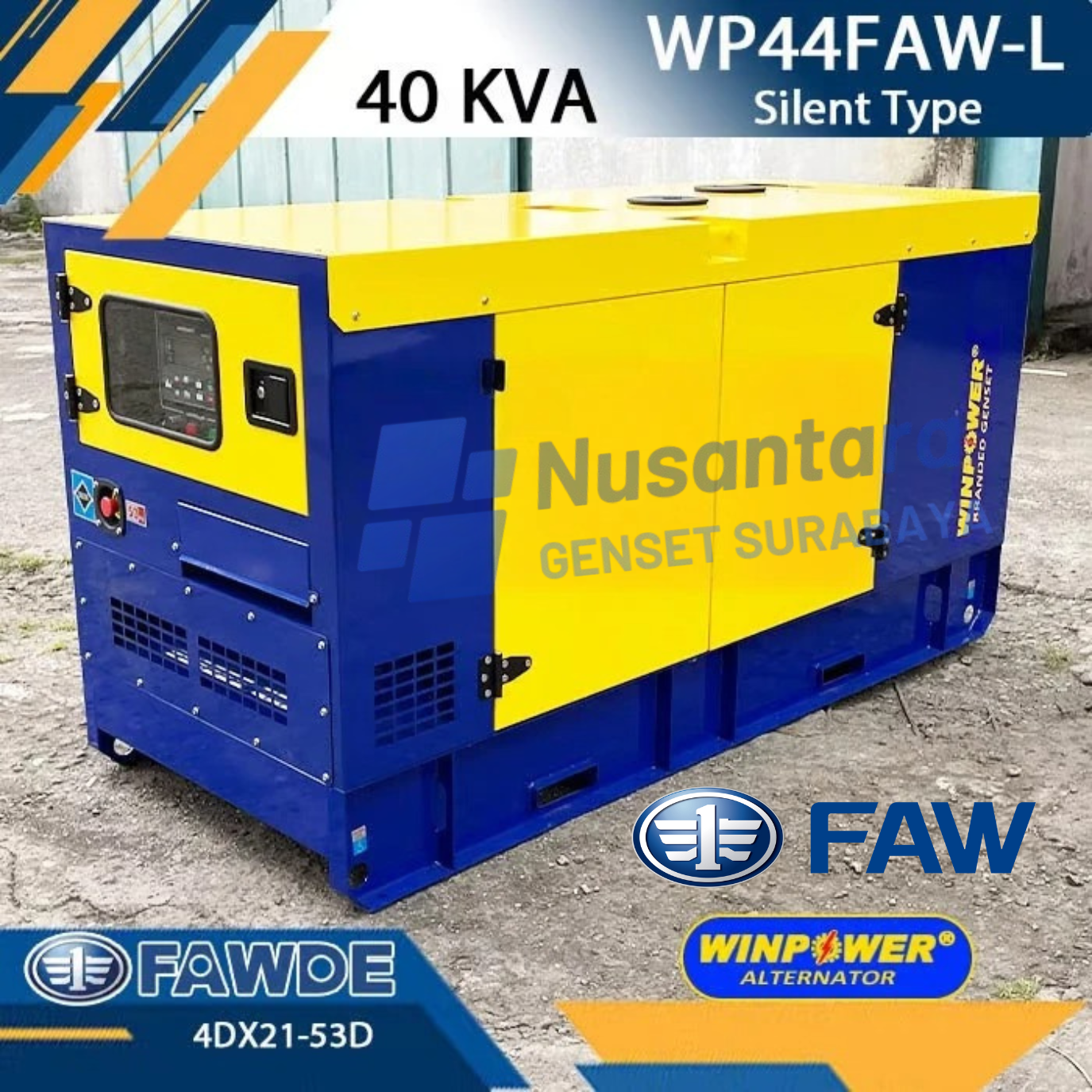 GENSET FAWDE 40KVA