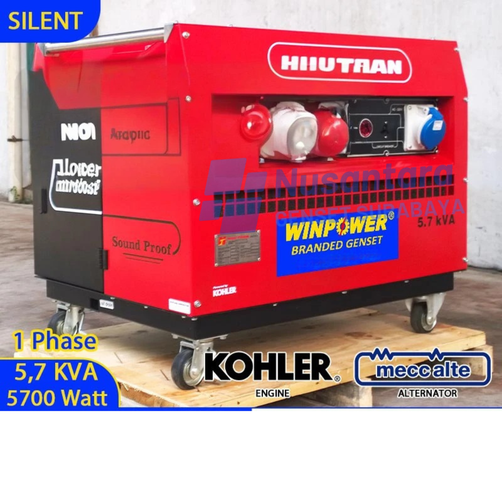 GENSET KOHLER 6 KVA SILENT MECC ALTE 5000 WATT HK7500SP