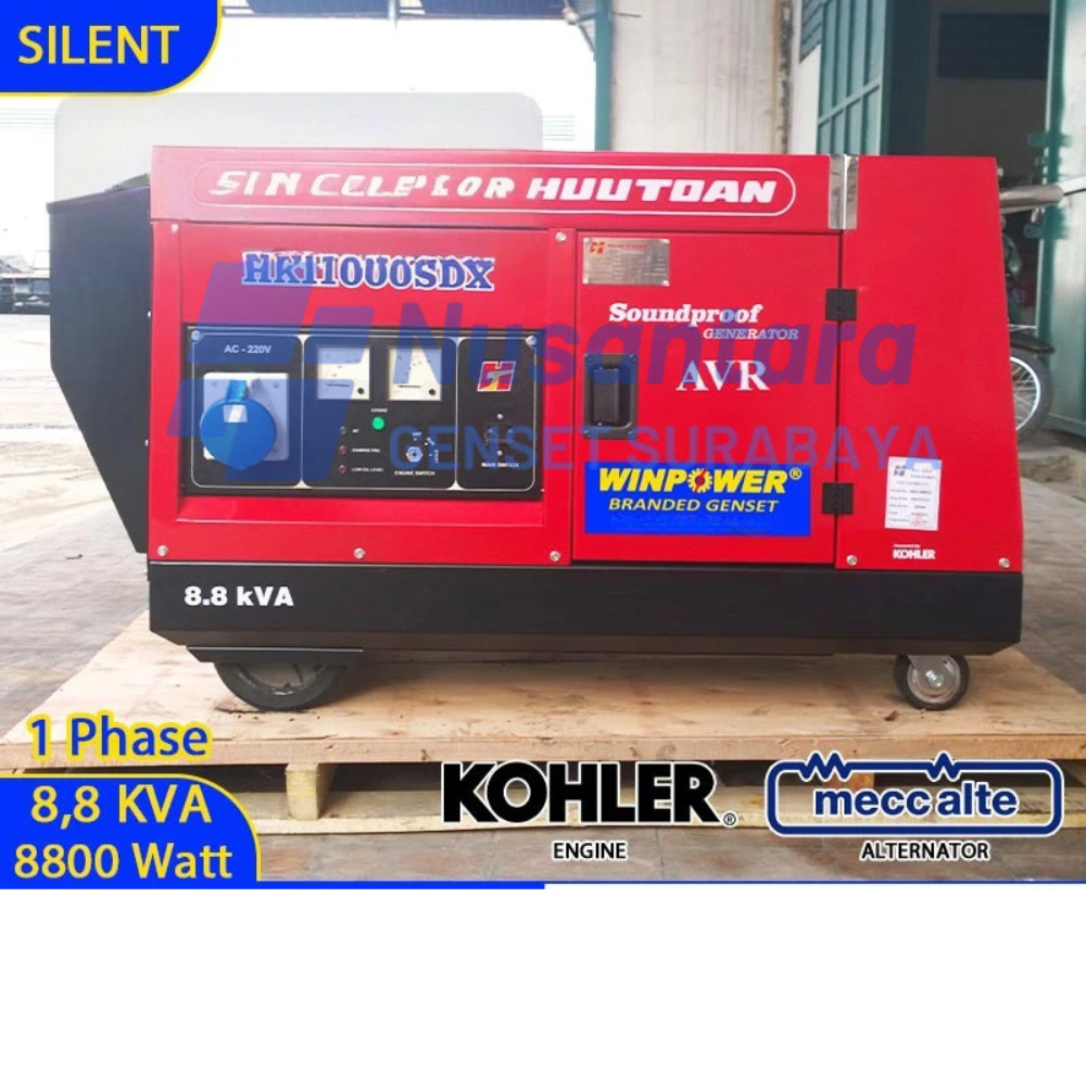 GENSET KOHLER 8 KVA SILENT MECC ALTE HK 11000SDX